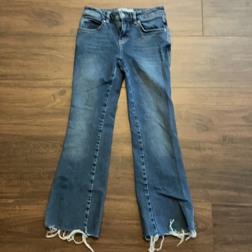 Free People Rita Cropped Flare Jeans - Picture 5 of 11